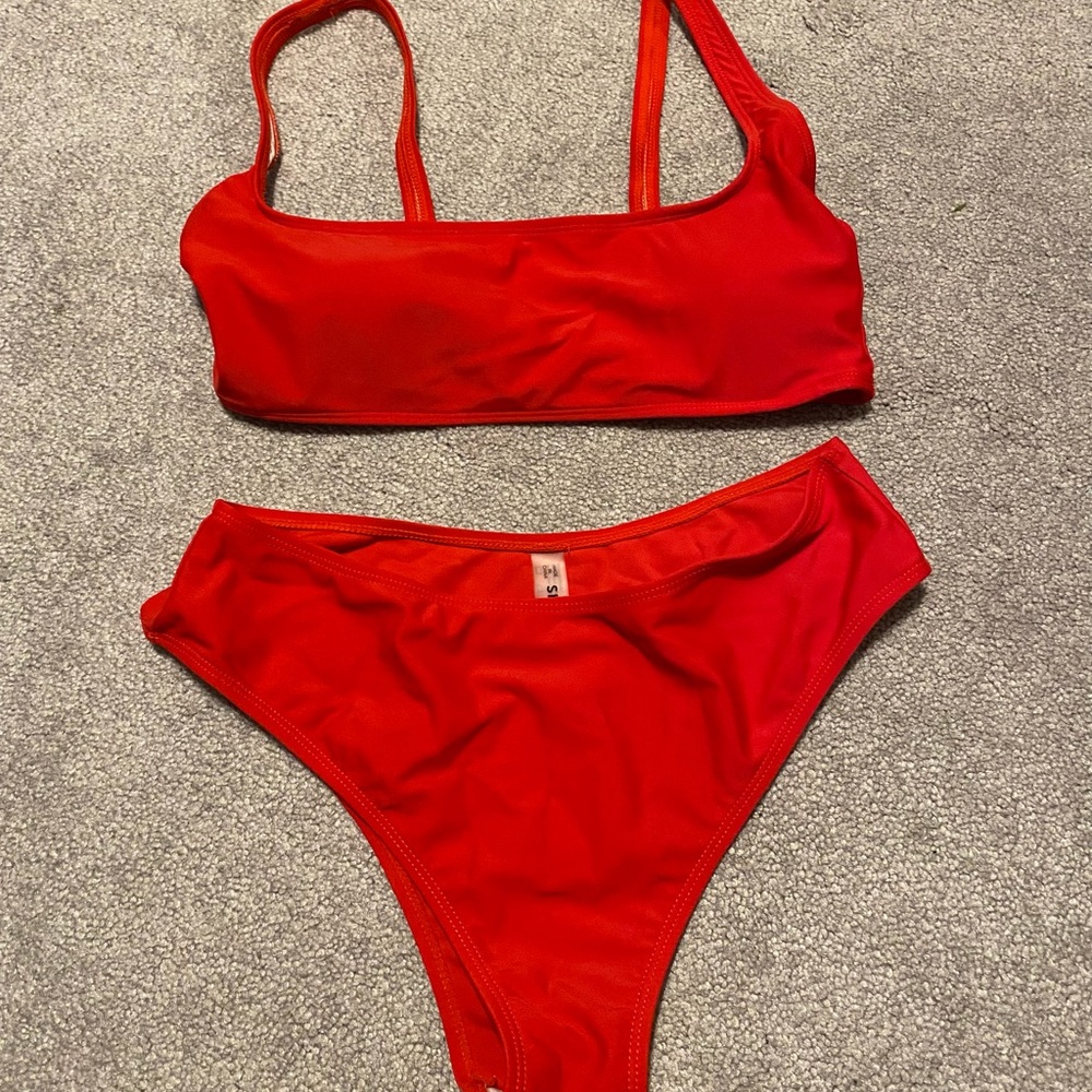 SHEIN red bikini